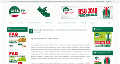 Desktop Screenshot of fplazio.cisl.it