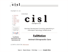 Tablet Screenshot of cisl.com